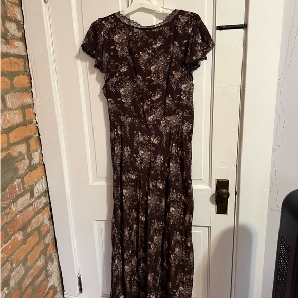 GAP Floral Chocolate Maxi Dress - Picture 4 of 6